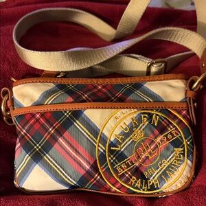 Ralph Lauren Tartan Crossbody Bag